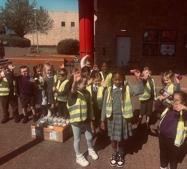 Kids from all saints primary at Cinema